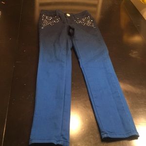 justice premium ombré jeans girls size 8 short